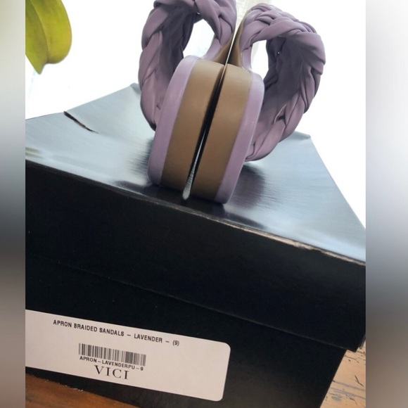 VICI Apron braided slip on flat sandals NEW in box size 8.5/9 - Picture 9 of 14